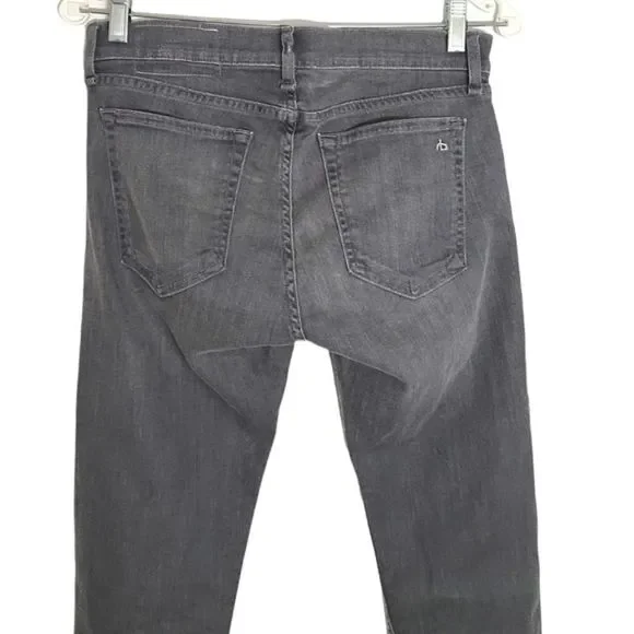 RAG & BONE Mens Jeans Grey Fit 1 Extra Slim Legs Button Fly Denim Size 31 - Picture 7 of 15